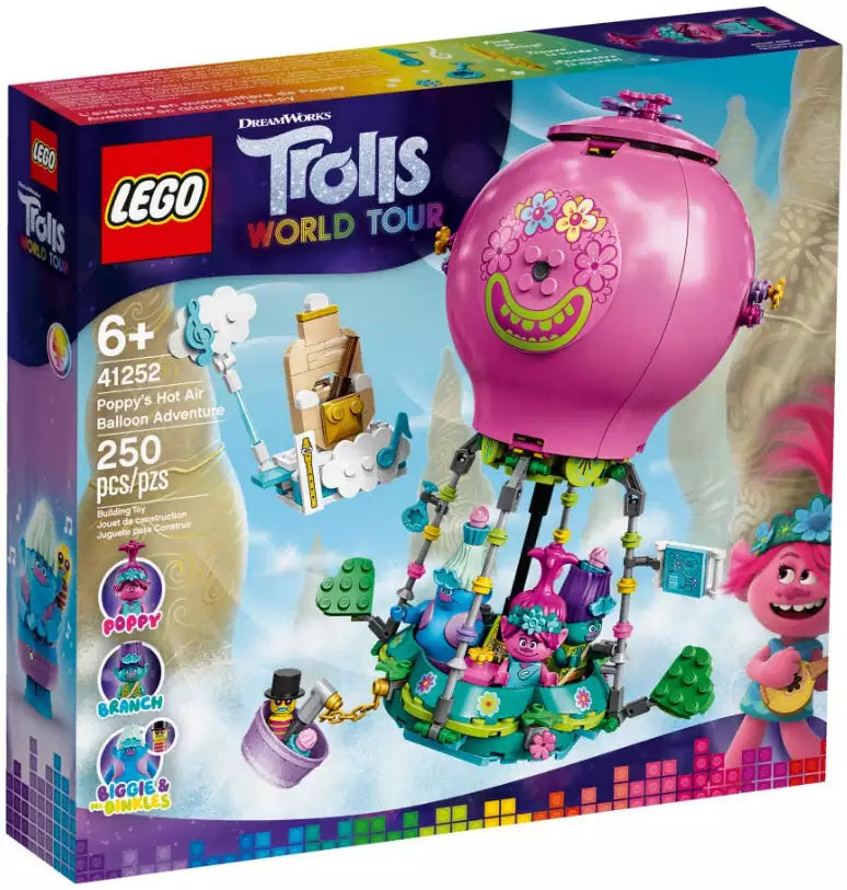 LEGO Trolls 41252 Poppys Heißluftballon
