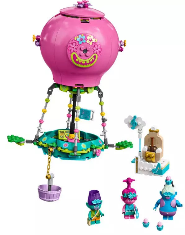 Inhalt: LEGO Trolls 41252 Poppys Heißluftballon