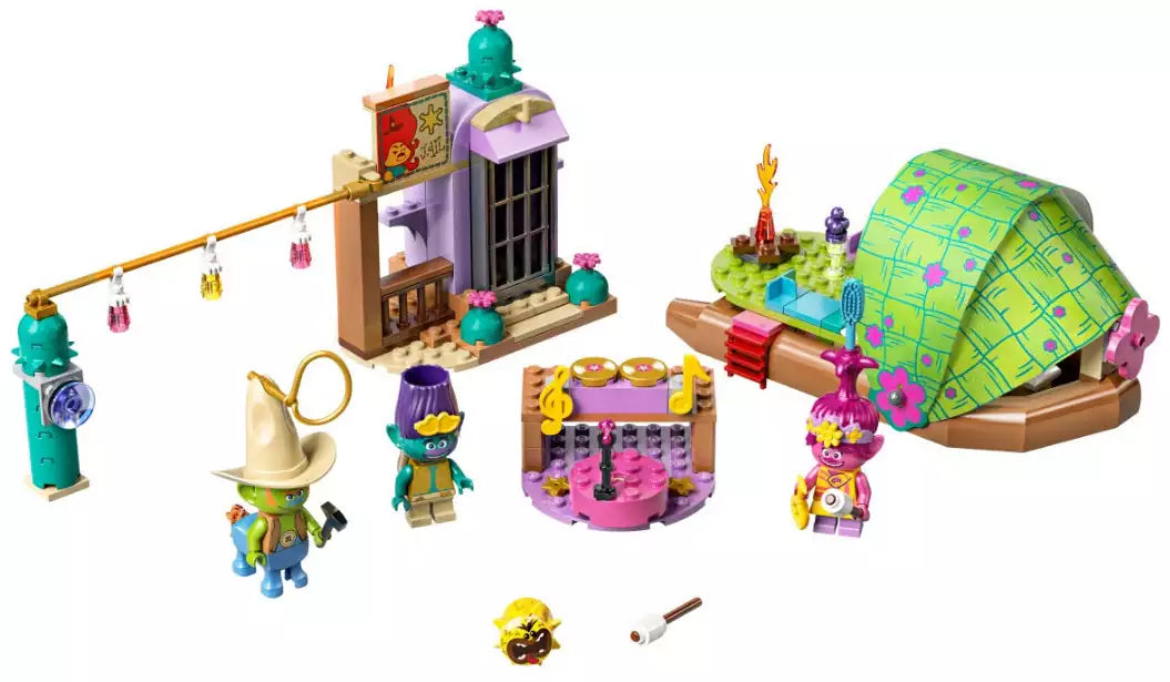 Inhalt: LEGO Trolls 41253 Floßabenteuer in Einsamshausen