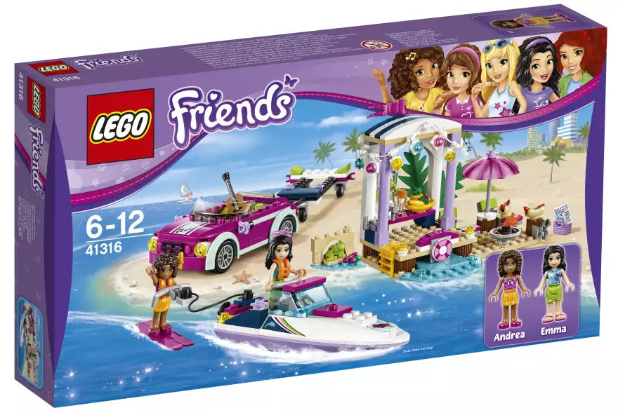 LEGO Friends 41316 Andreas Rennboot-Transporter