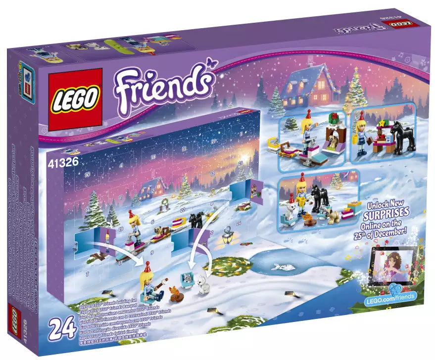 LEGO Friends 41326 Adventskalender 2017, Box Rückansicht