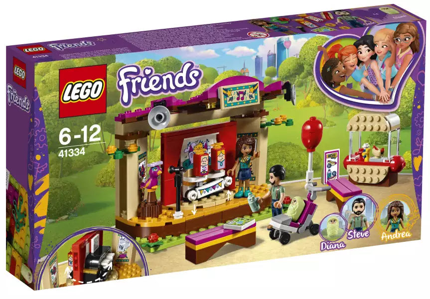 LEGO Friends 41334 Andreas Bühne im Park