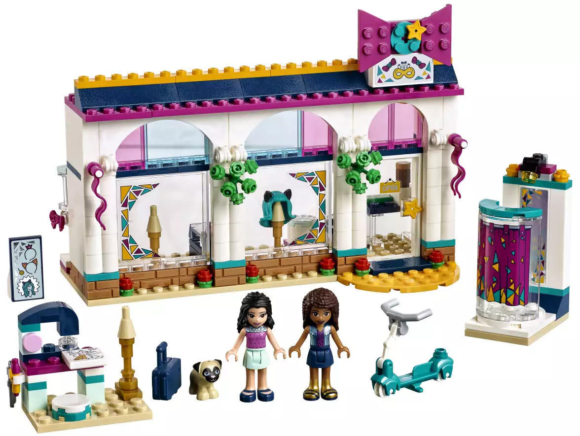 Inhalt: LEGO Friends 41344 Andreas Accessoire-Laden