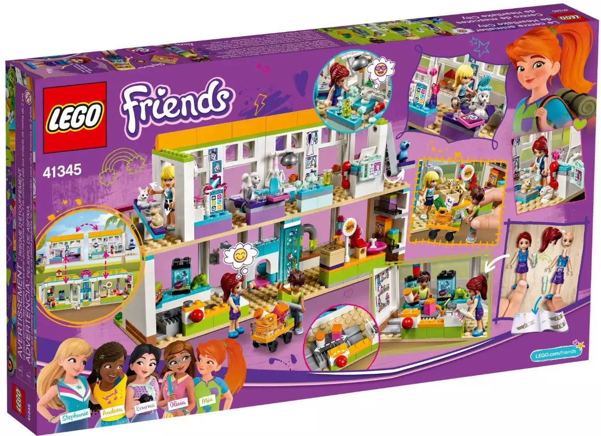 Box Rückansicht: LEGO Friends 41345 Heartlake City Haustierzentrum