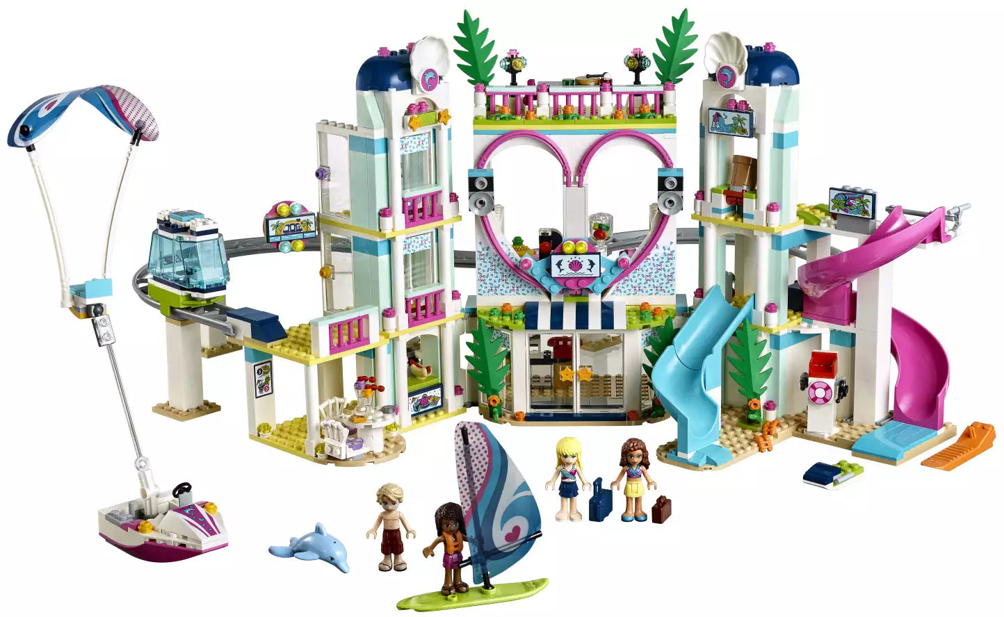 Inhalt: LEGO Friends 41347 Heartlake City Resort