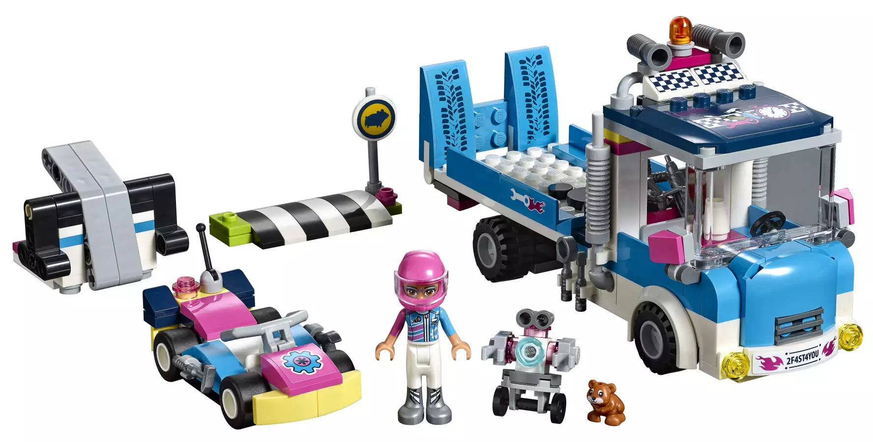 Inhalt: LEGO Friends 41348 Abschleppwagen