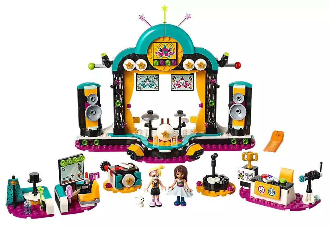 Inhalt: LEGO Friends 41368 Andreas Talentshow