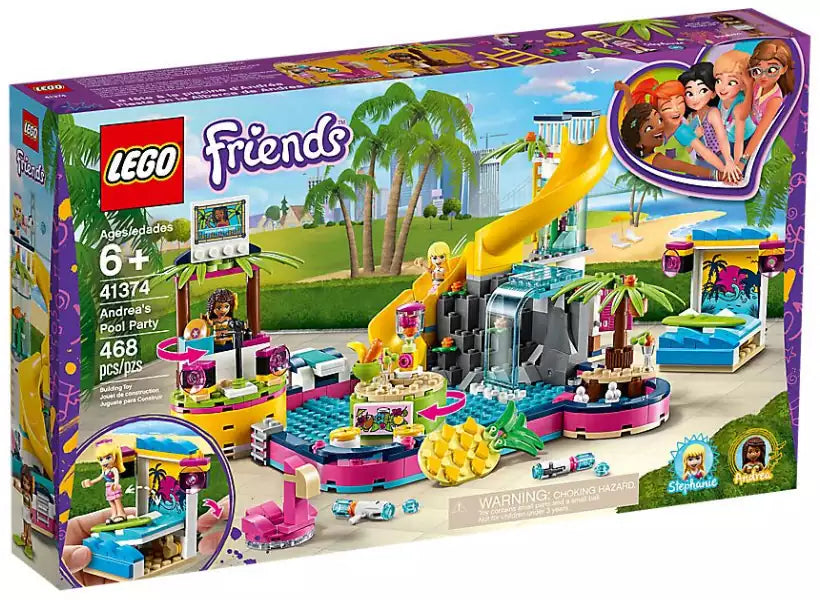 LEGO Friends 41374 Andreas Pool-Party