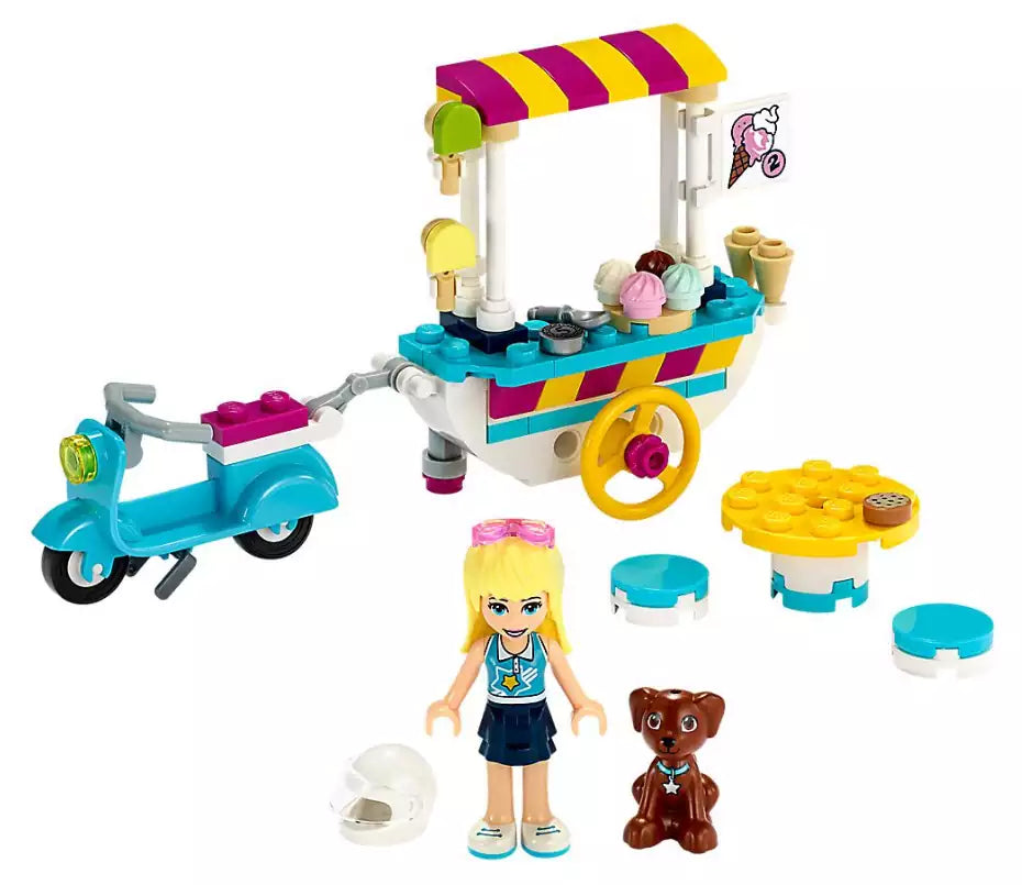 Inhalt: LEGO Friends 41389 Stephanies mobiler Eiswagen