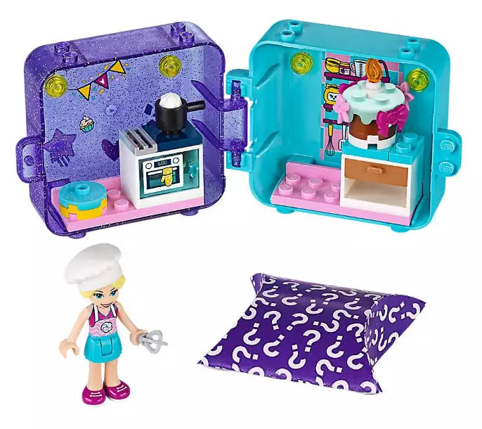 Inhalt: LEGO Friends 41401 Stephanies magischer Würfel – Bäckerin
