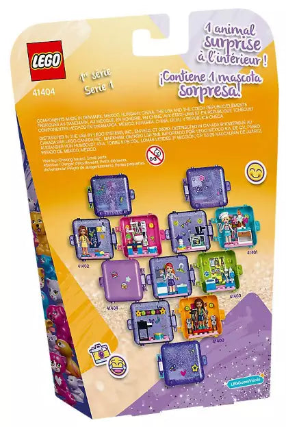 Box Rückseite: LEGO Friends 41404 Emmas magischer Würfel – Fotografin