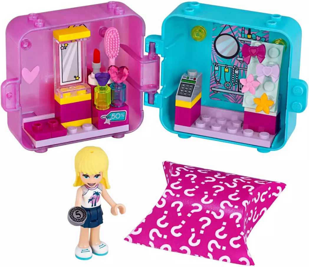 Inhalt: LEGO Friends 41406 Stephanies magischer Würfel – Schönheitssalon