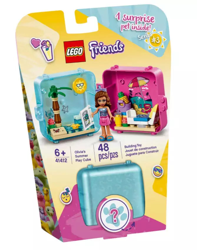 LEGO Friends 41412 Olivias Sommer Würfel - Strandtag