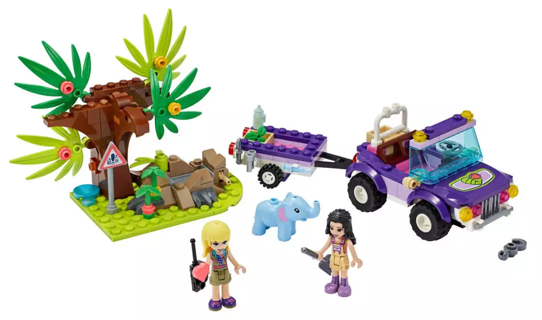 Inhalt: LEGO Friends 41421 Rettung des Elefantenbabys mit Transporter