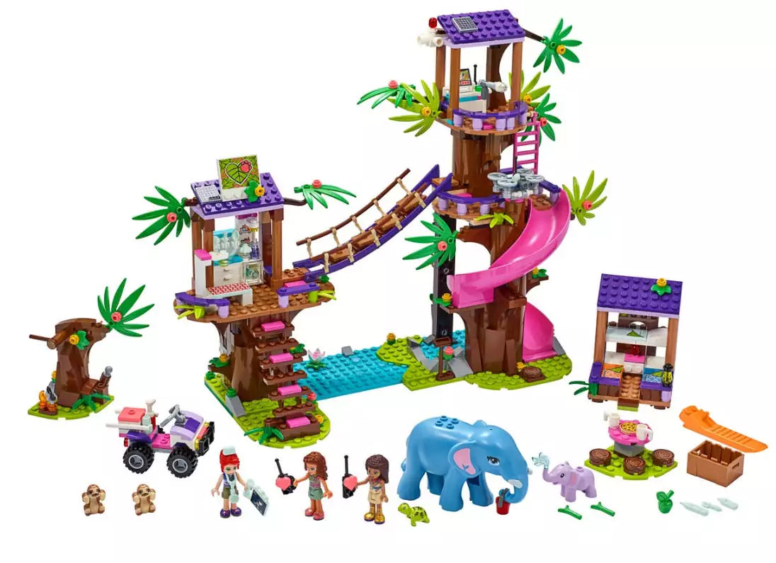 Inhalt: LEGO Friends 41424 Tierrettungsstation im Dschungel