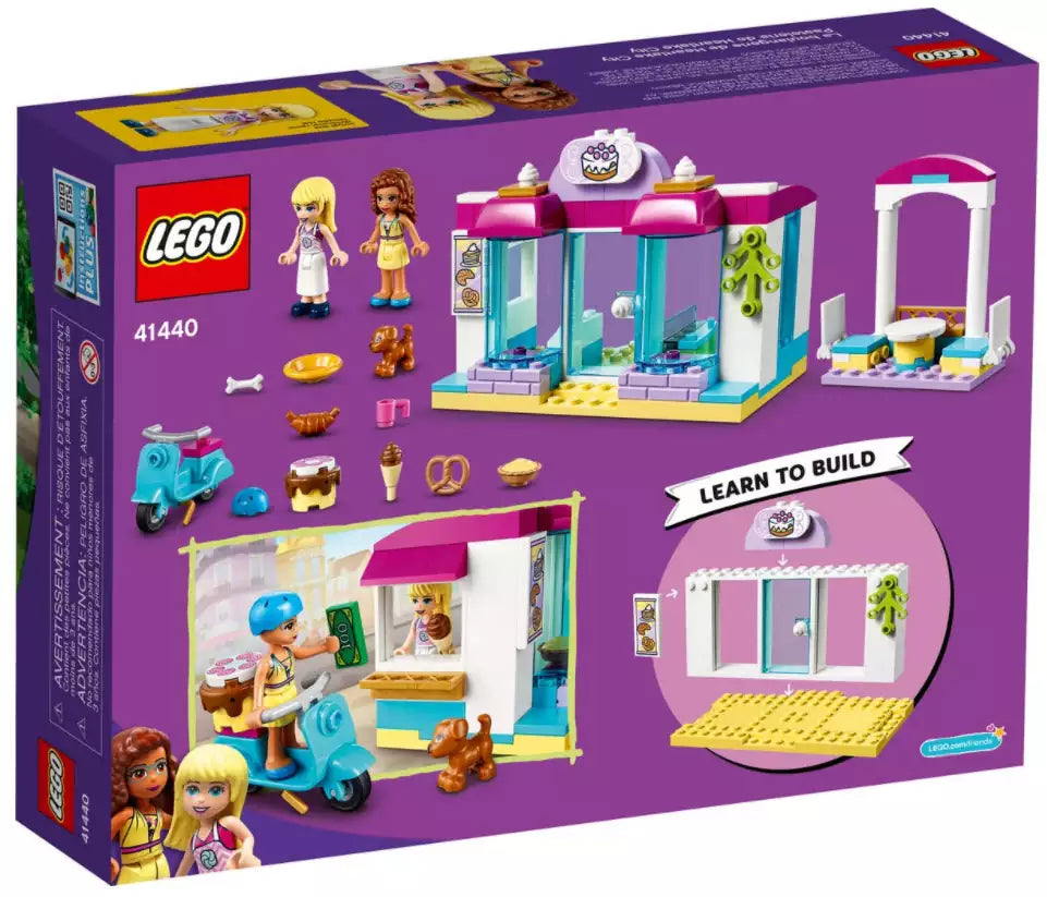 Box Rückseite: LEGO Friends 41440 Heartlake City Bäckerei