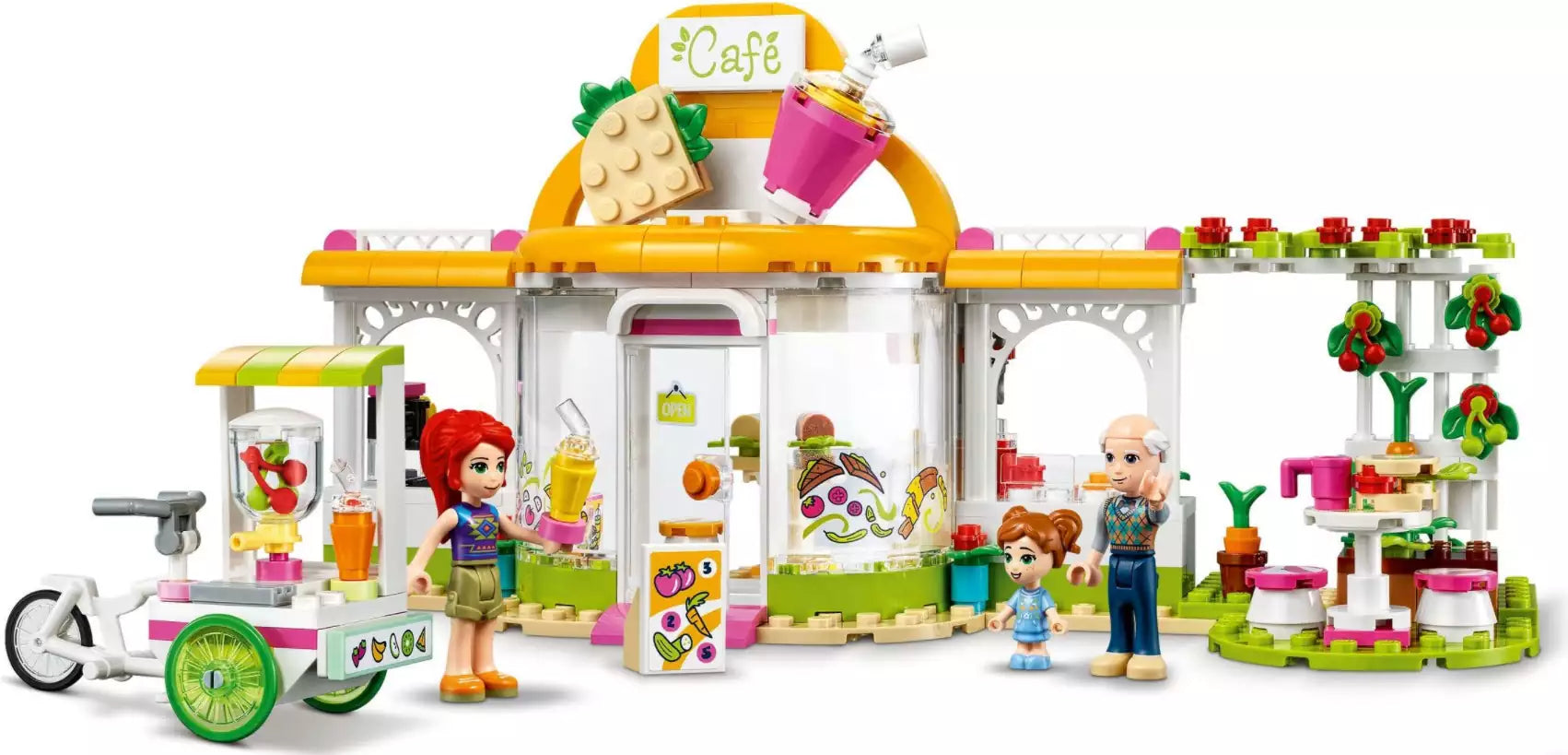 Inhalt: LEGO Friends 41444 Heartlake City Bio-Café