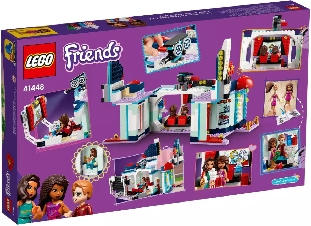 Box Rückseite: LEGO Friends 41448 Heartlake City Kino