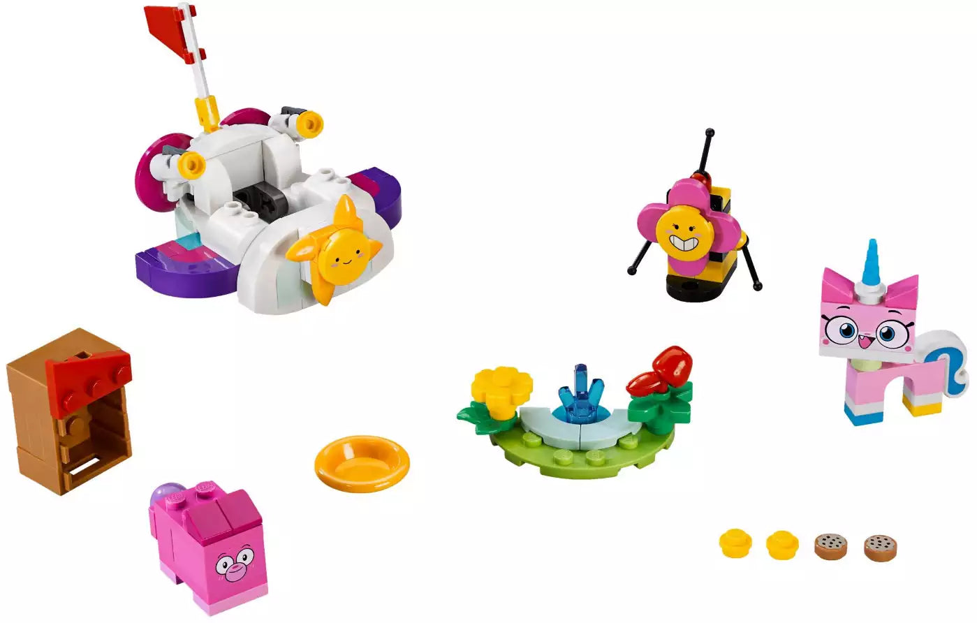 Inhalt: LEGO UniKitty 41451 Einhorn-Kittys Wolkenauto