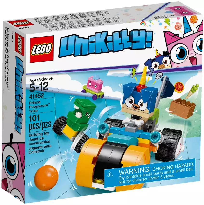 LEGO UniKitty 41452 Das Dreirad von Prinz Einhorn-Hündchen