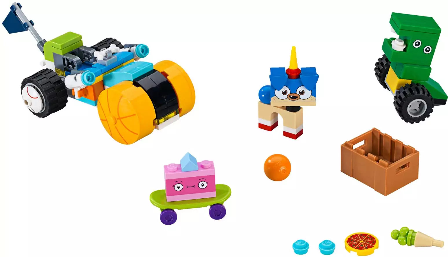 Inhalt: LEGO UniKitty 41452 Das Dreirad von Prinz Einhorn-Hündchen