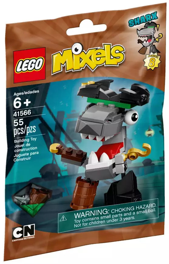 Verpackung: LEGO Mixels Serie 8 41566 SHARX