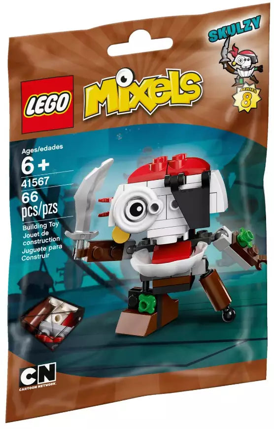 Verpackung: LEGO Mixels Serie 8 41567 SKULZY