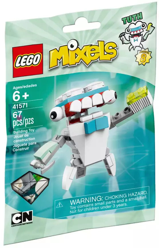 Verpackung: LEGO Mixels Serie 8 41571 TUTH