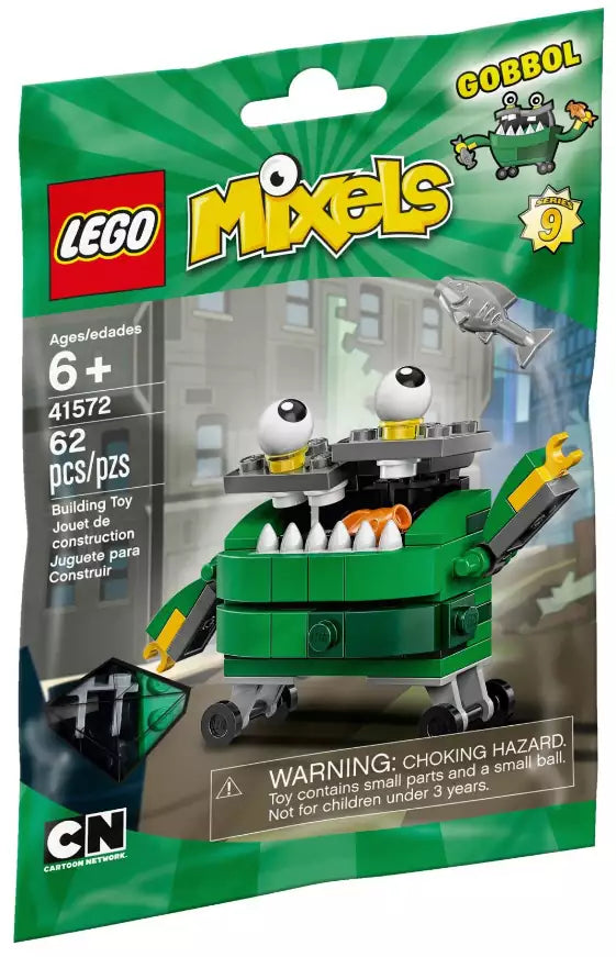 Verpackung: LEGO Mixels Serie 9 41572 Gobbol