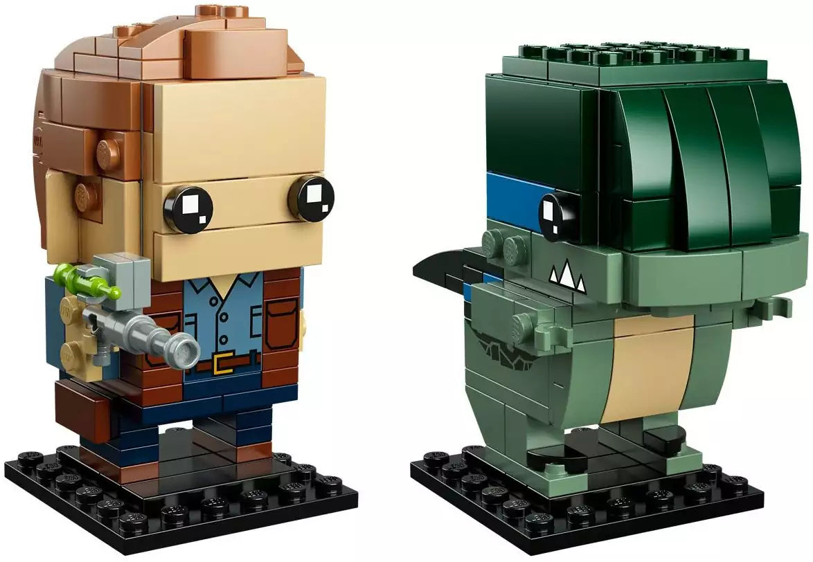 Inhalt: LEGO Brickheadz 41614 Owen und Blue