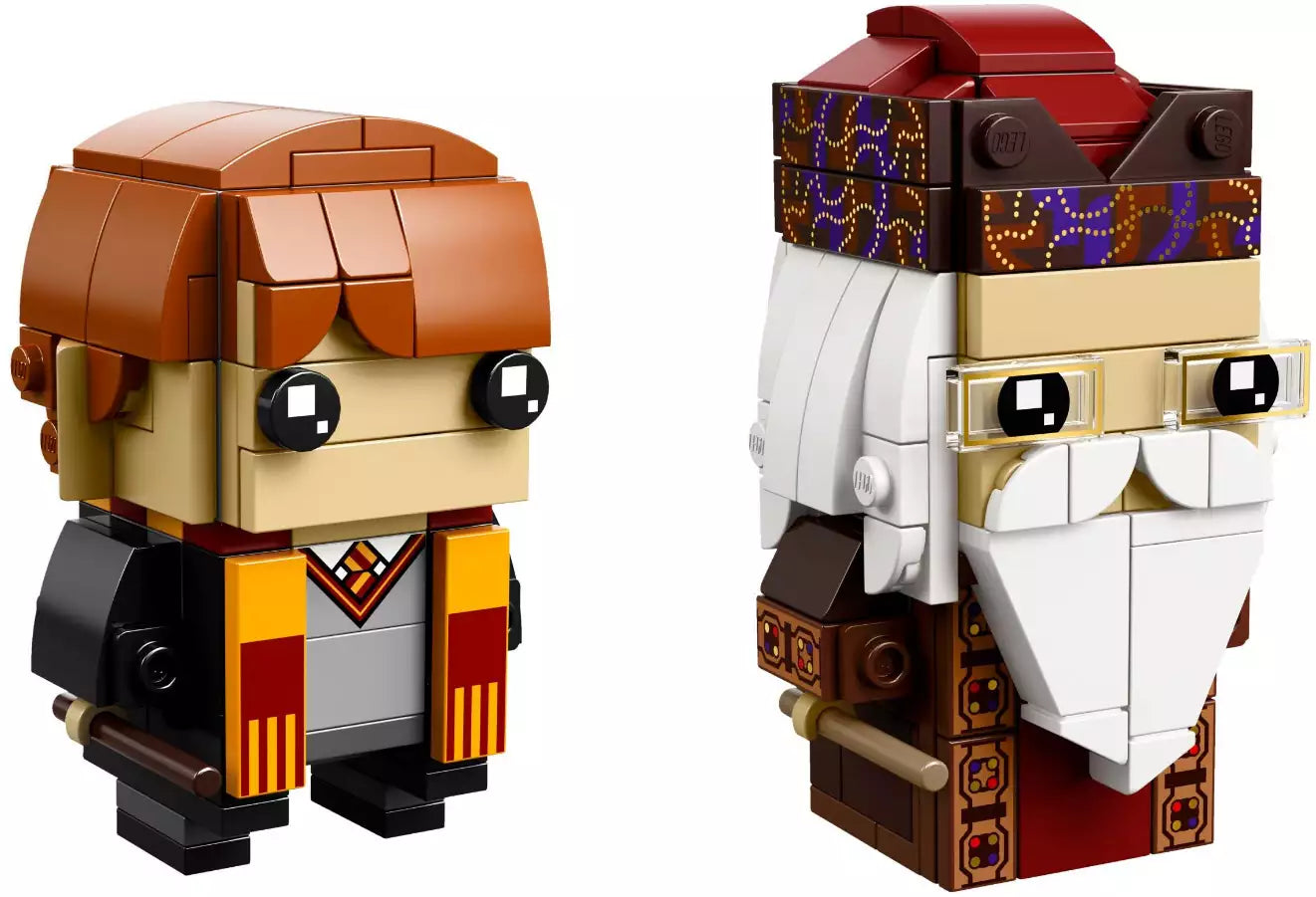 Inhalt: LEGO Brickheadz 41621 Ron Weasley und Albus Dumbledore