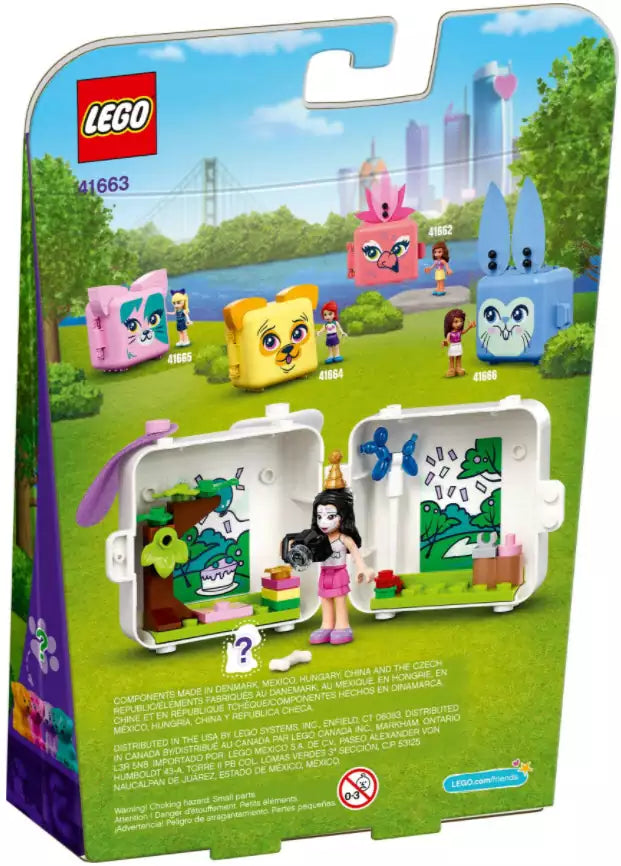 Box Rückseite: LEGO Friends 41663 Emmas Dalmatiner-Würfel