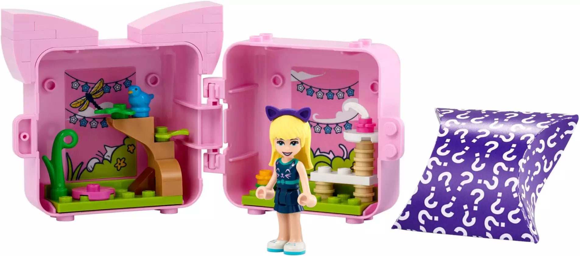 Inhalt: LEGO Friends 41665 Stephanies Katzen-Würfel