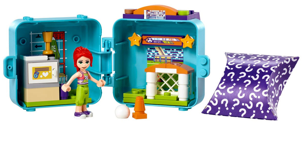 Inhalt: LEGO Friends 41669 Mias Fußball-Würfel