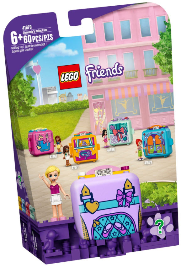 LEGO Friends 41670 Stephanies Ballett-Würfel