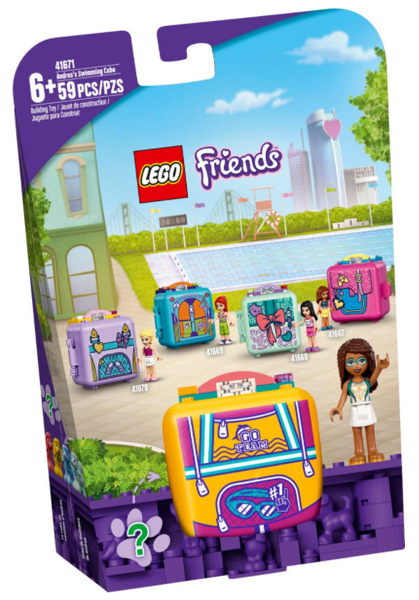 LEGO Friends 41671 Andreas Schwimmstar-Würfel