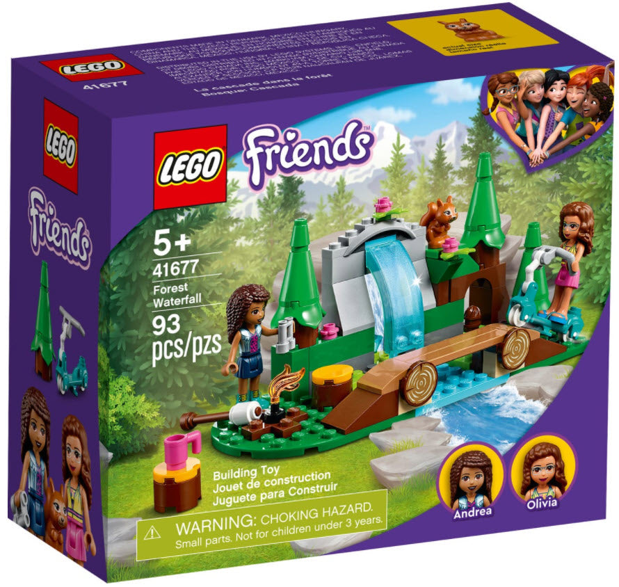 LEGO Friends 41677 Wasserfall im Wald