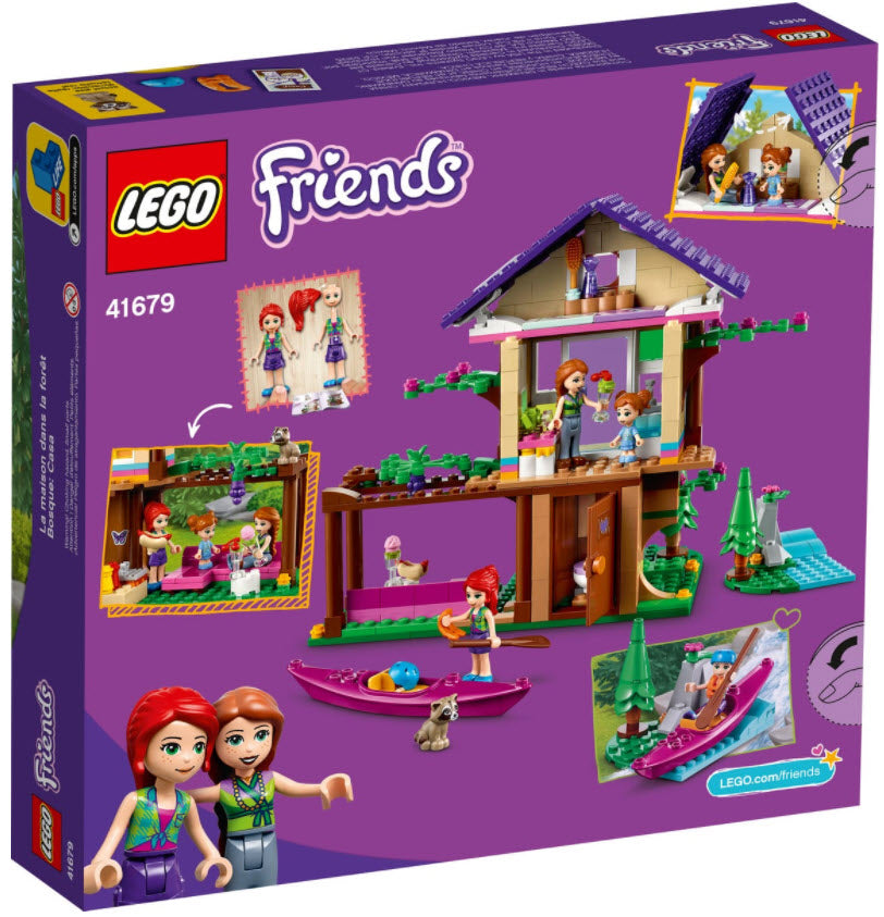 Box Rückansicht: LEGO Friends 41679 Baumhaus im Wald