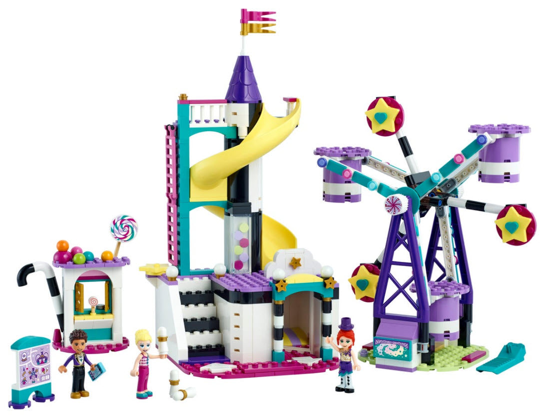 Inhalt: LEGO Friends 41689 Magisches Riesenrad mit Rutsche