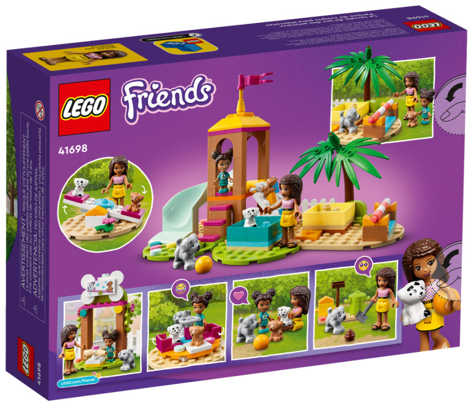 Box Rückseite: LEGO Friends 41698 Tierspielplatz
