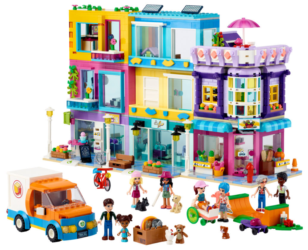 Inhalt: LEGO Friends 41704 Wohnblock