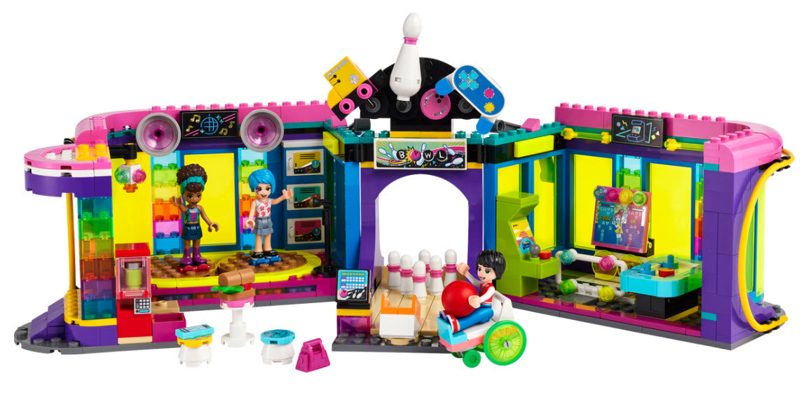 Inhalt: LEGO Friends 41708 Rollschuhdisco