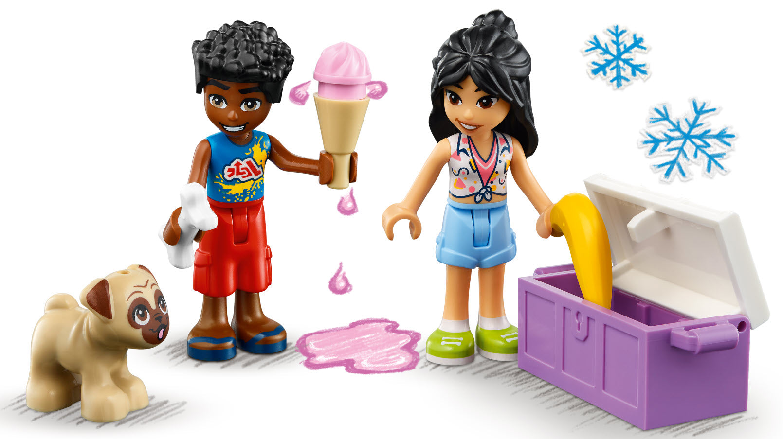 Minifiguren: LEGO Friends 41725 Strandbuggy-Spaß