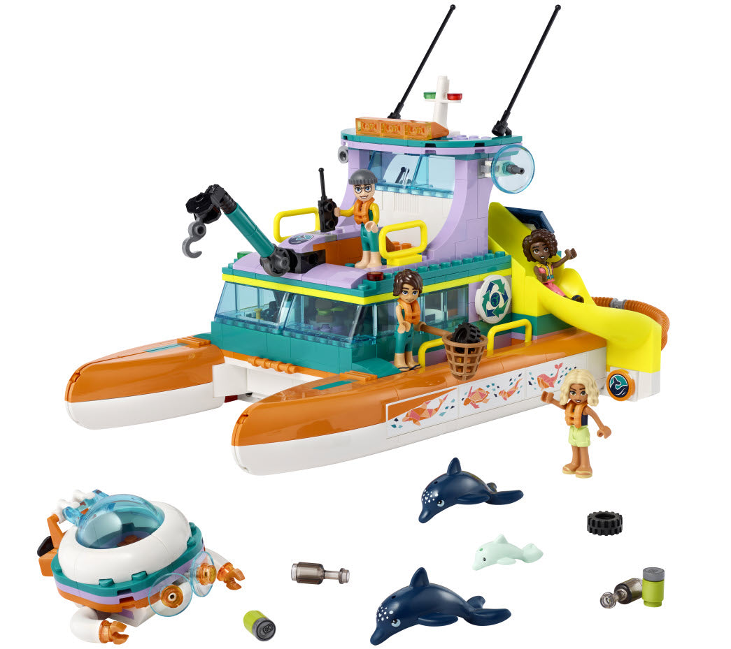 Inhalt: LEGO Friends 41734 Seerettungsboot