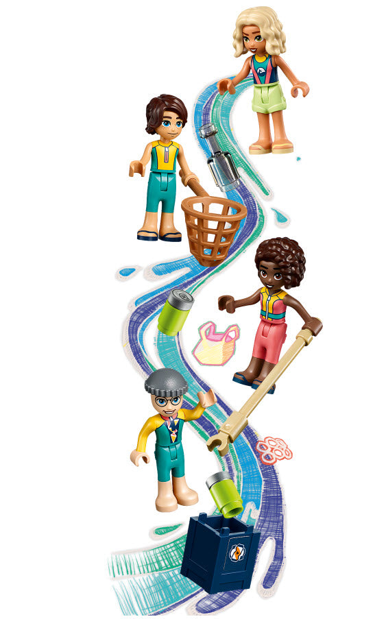 Minifiguren: LEGO Friends 41734 Seerettungsboot