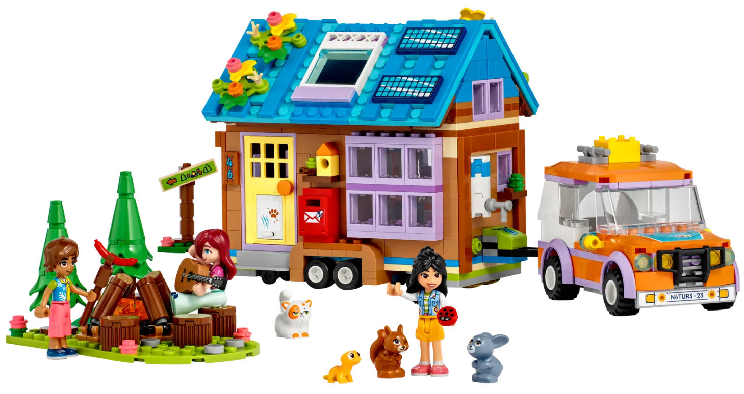 Inhalt: LEGO Friends 41735 Mobiles Haus