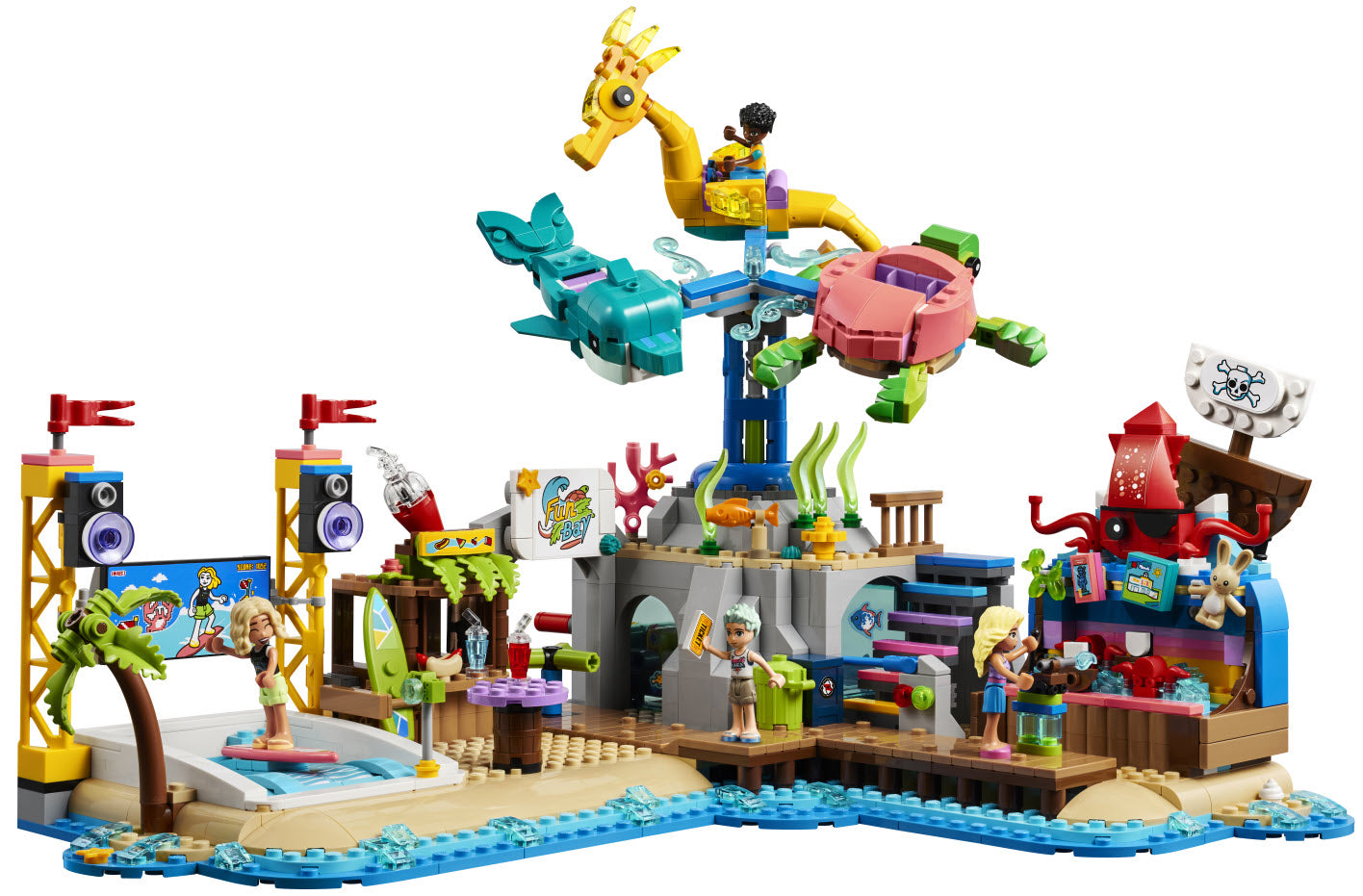 Inhalt: LEGO Friends 41737 Strand-Erlebnispark