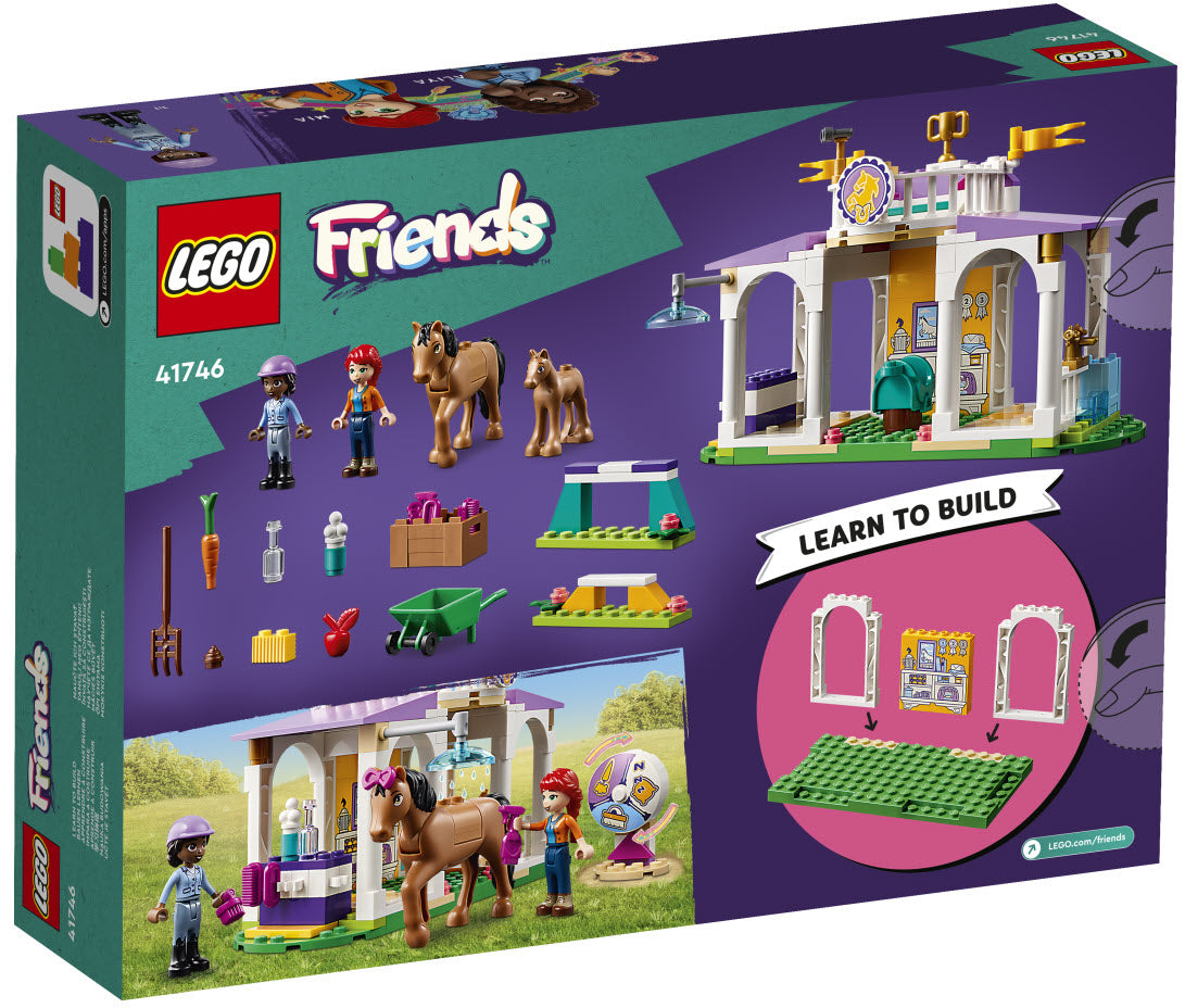 Box Rückansicht: LEGO Friends 41746 Reitschule