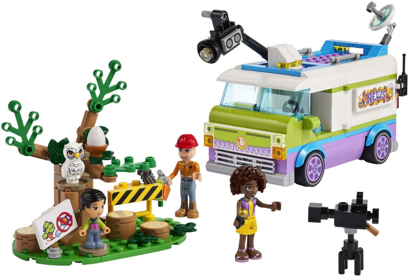 Inhalt: LEGO Friends 41749 Nachrichtenwagen