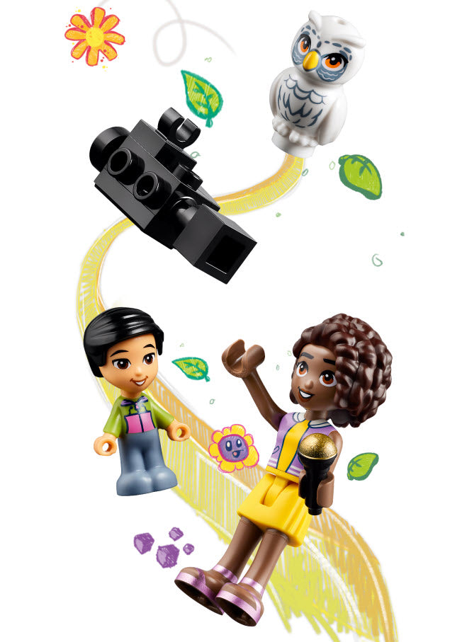 Minifiguren: LEGO Friends 41749 Nachrichtenwagen